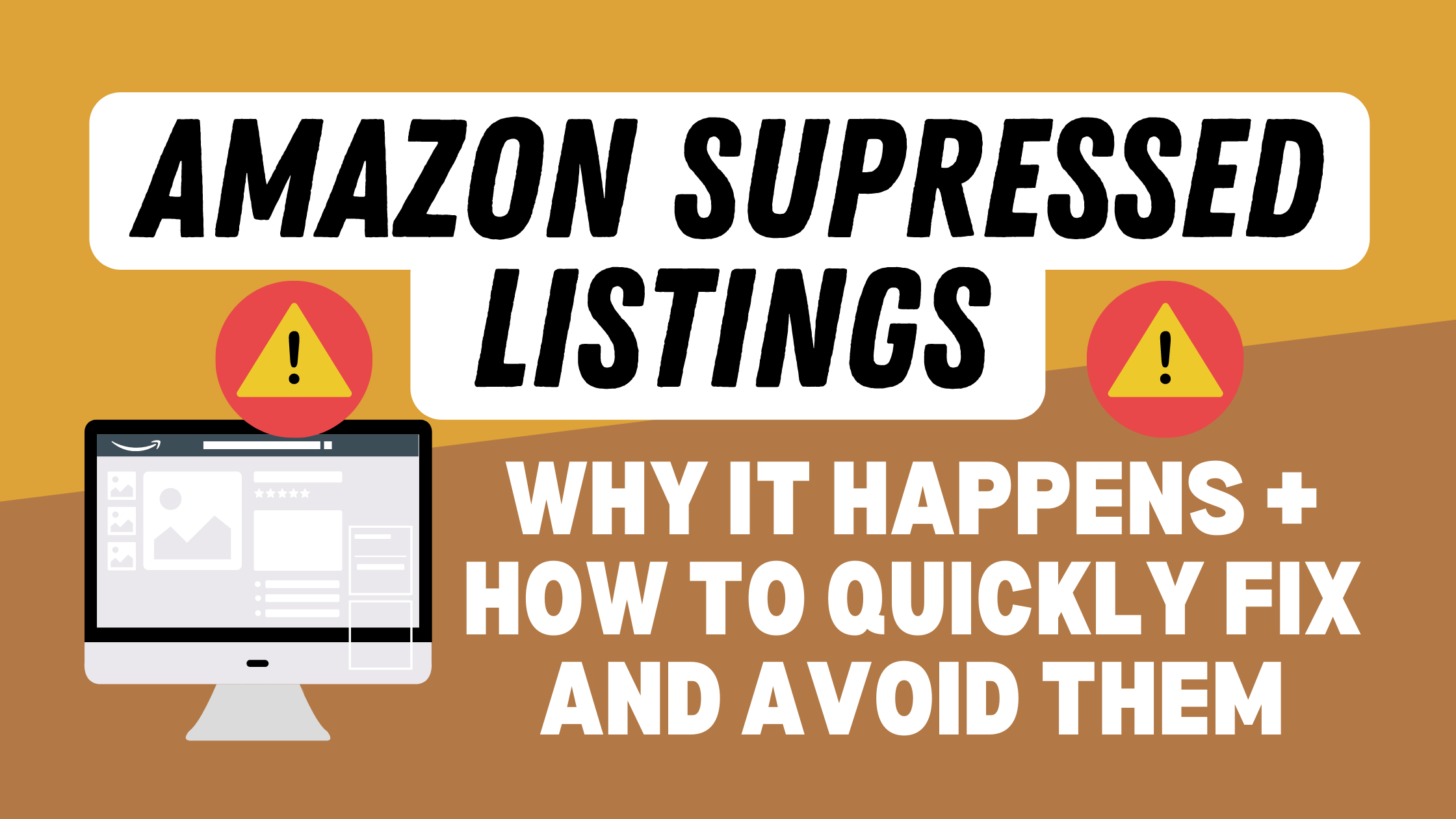 Amazon Suppressed Listings: Why It Happens + How To Quickly Fix And ...